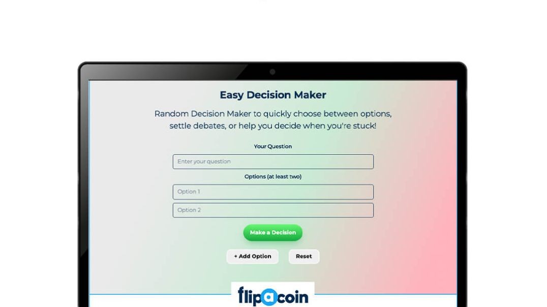 Easy Decision Maker Tool to Help You Choose Between Options Without Stress