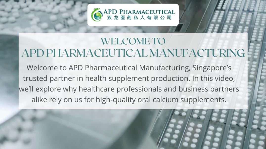 Top Contract Manufacturer for Oral Calcium Supplements- APD Pharmaceutical Manufacturing