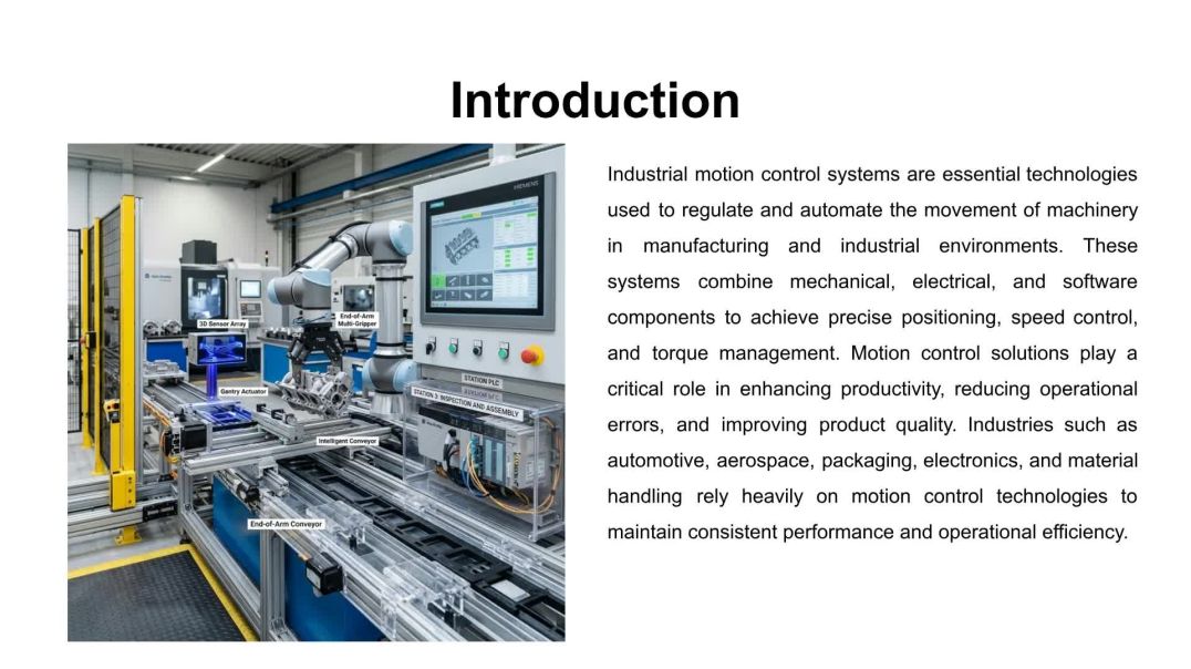 Industrial Motion Control Components and Systems