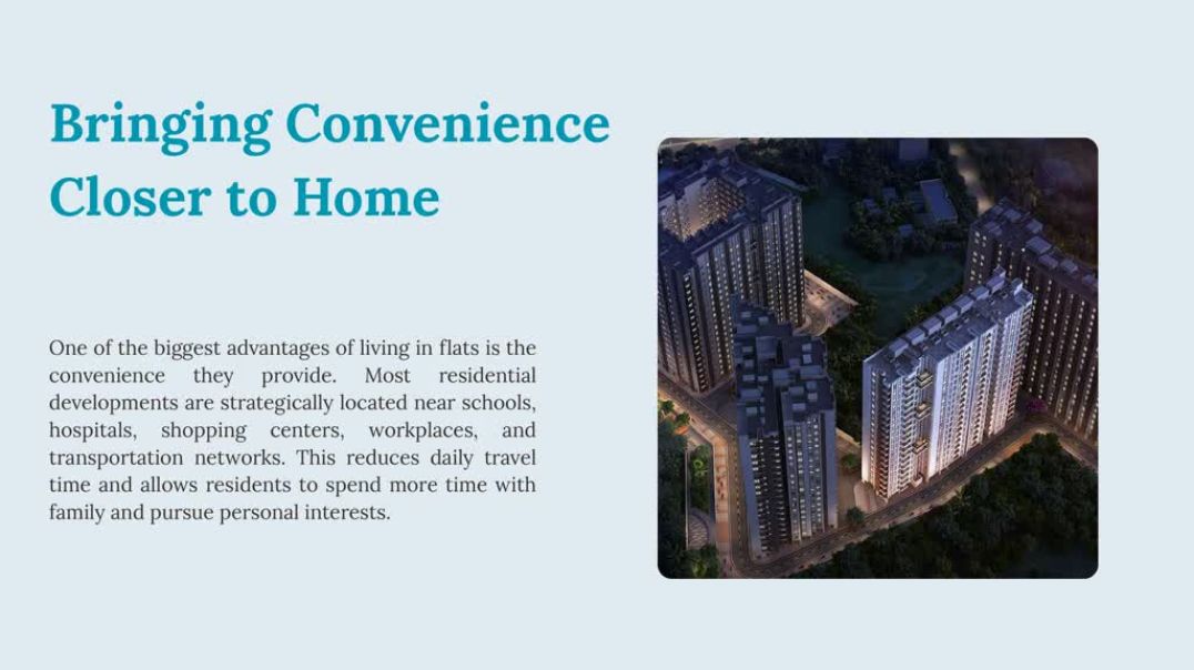 How Do Flats Enhance Modern Urban Experiences