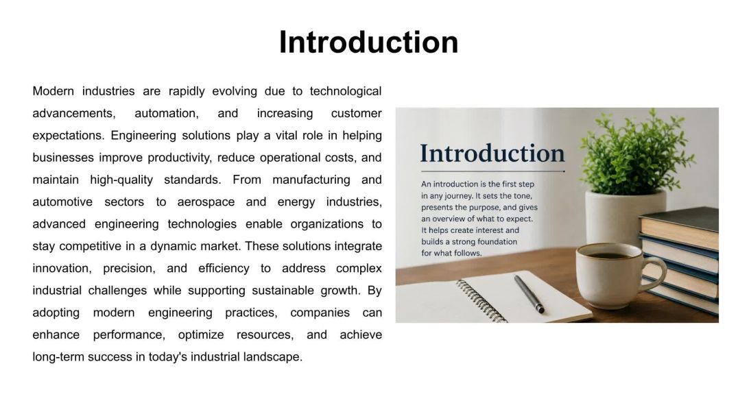 Advanced Engineering Solutions for Modern Industries