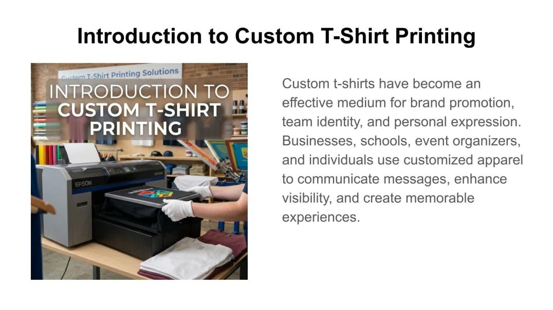 Custom T-Shirt Printing Solutions for Businesses and Individuals