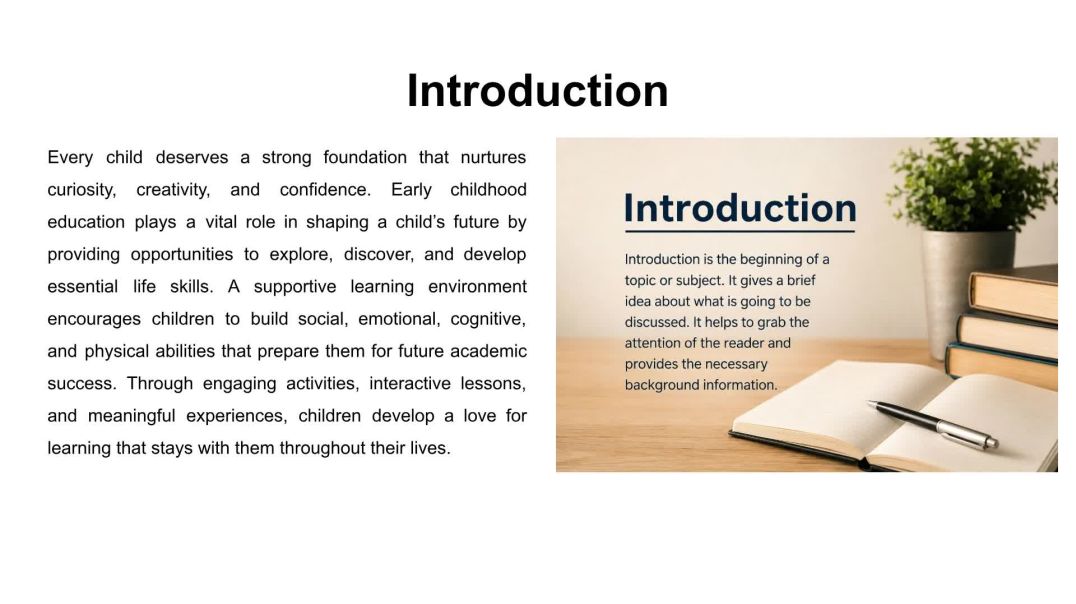 Where Every Child Begins a Journey of Learning