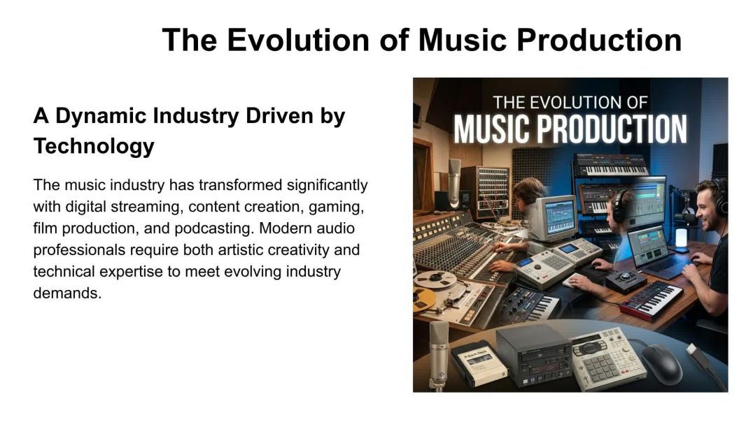 Shaping Future Audio Professionals Through Industry-Focused Music Production Training