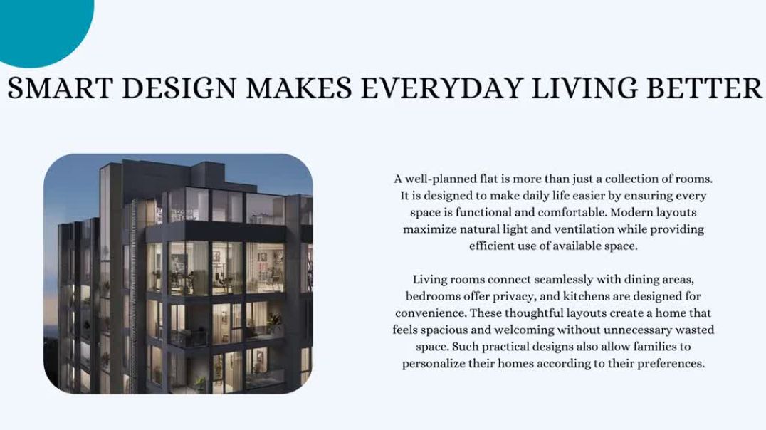 Why Well-Planned Flats Remain a Smart Choice?