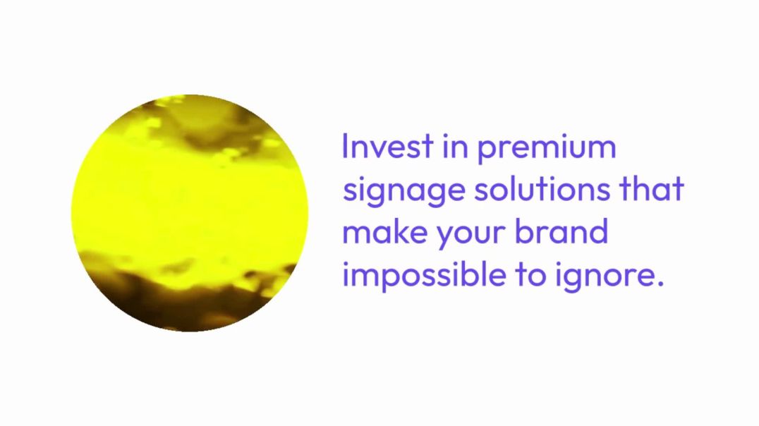 Premium Signage Solutions for Every Business