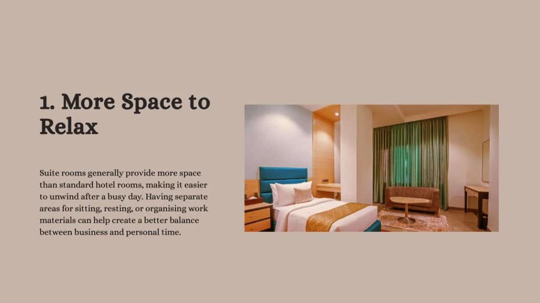 How Suite Rooms Add Comfort to Business Trips