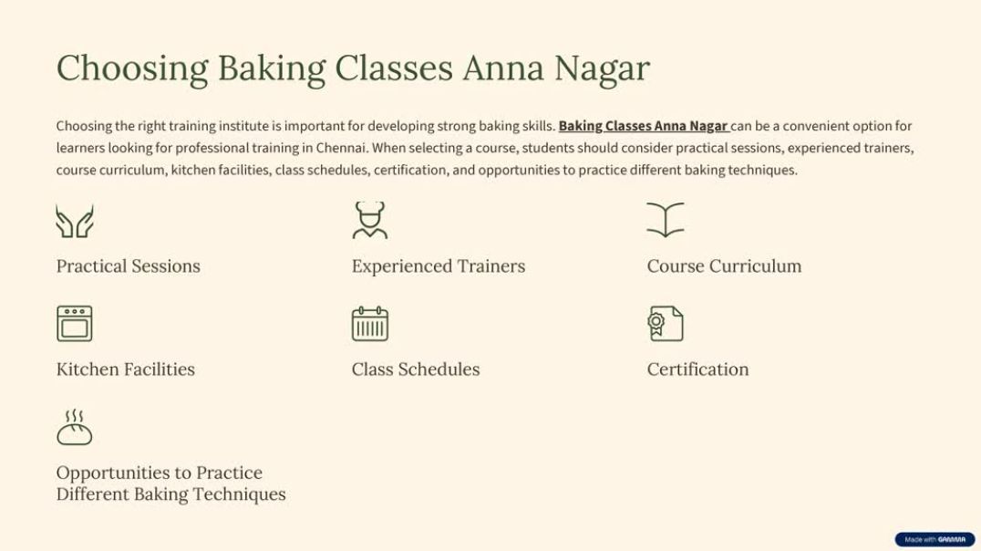 Complete Guide to Baking Classes in Chennai