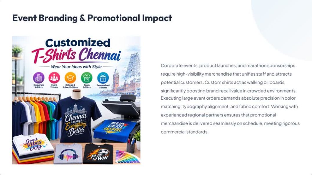 Professional T-Shirt Printing Solutions for Businesses and Events in Chennai