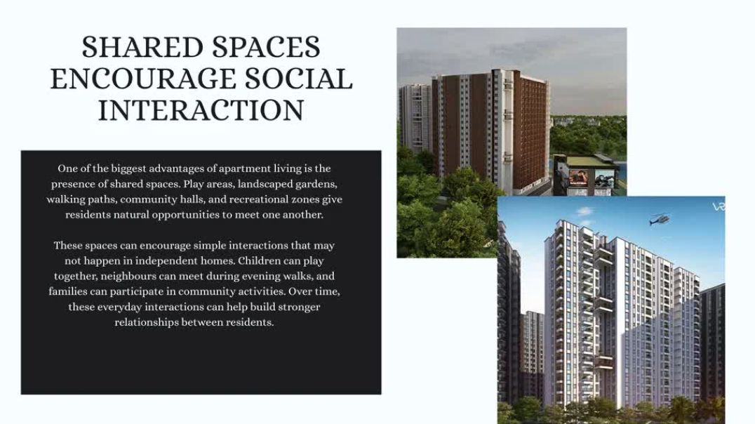 How Flats Help Create Connected Urban Communities