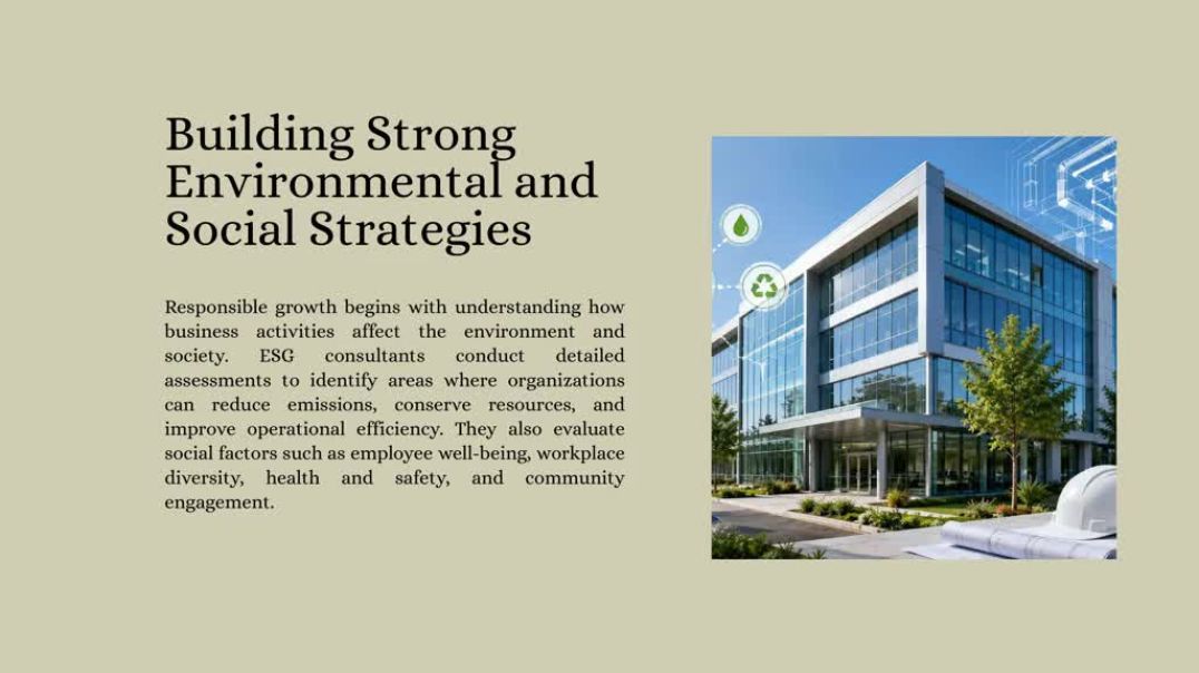 How ESG Consulting Firms Support Responsible Growth