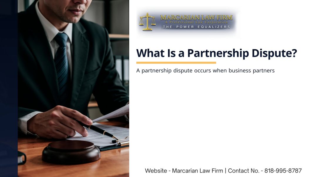 Los Angeles Business Partnership Disputes - Marcarian Law