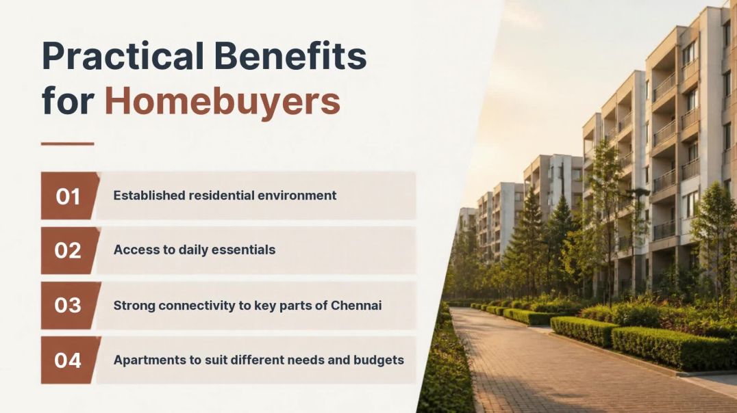 Why Perambur Is a Practical Choice for Homebuyers