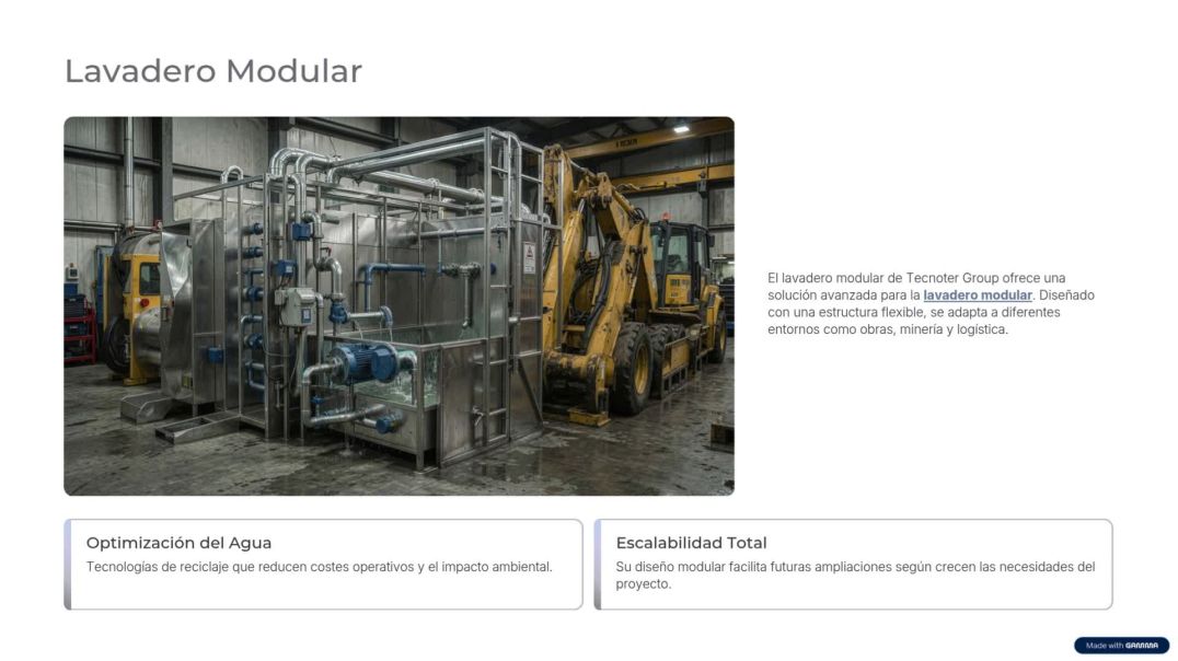 Bahía de Lavado Industrial Funcional by Tecnoter Group